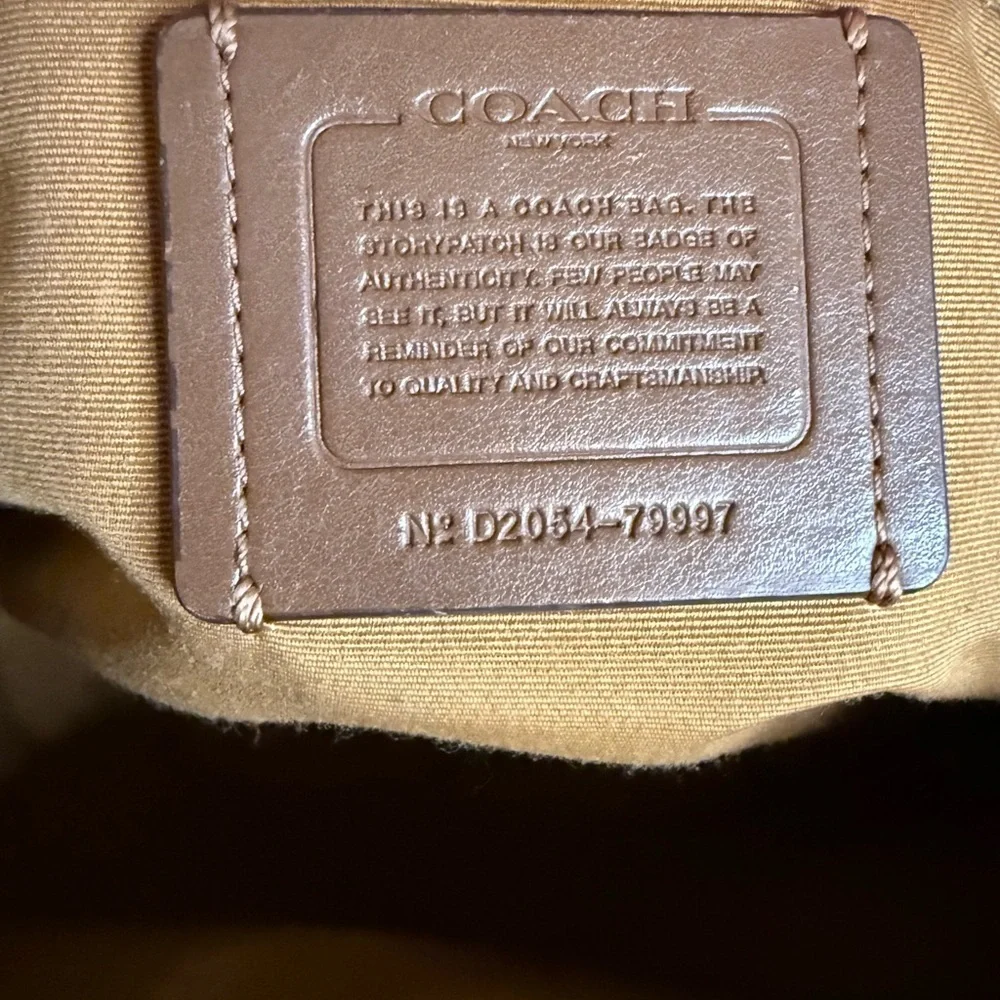 Coach Prairie Ivory Pebbled Leather Satchel Crossbody 79997